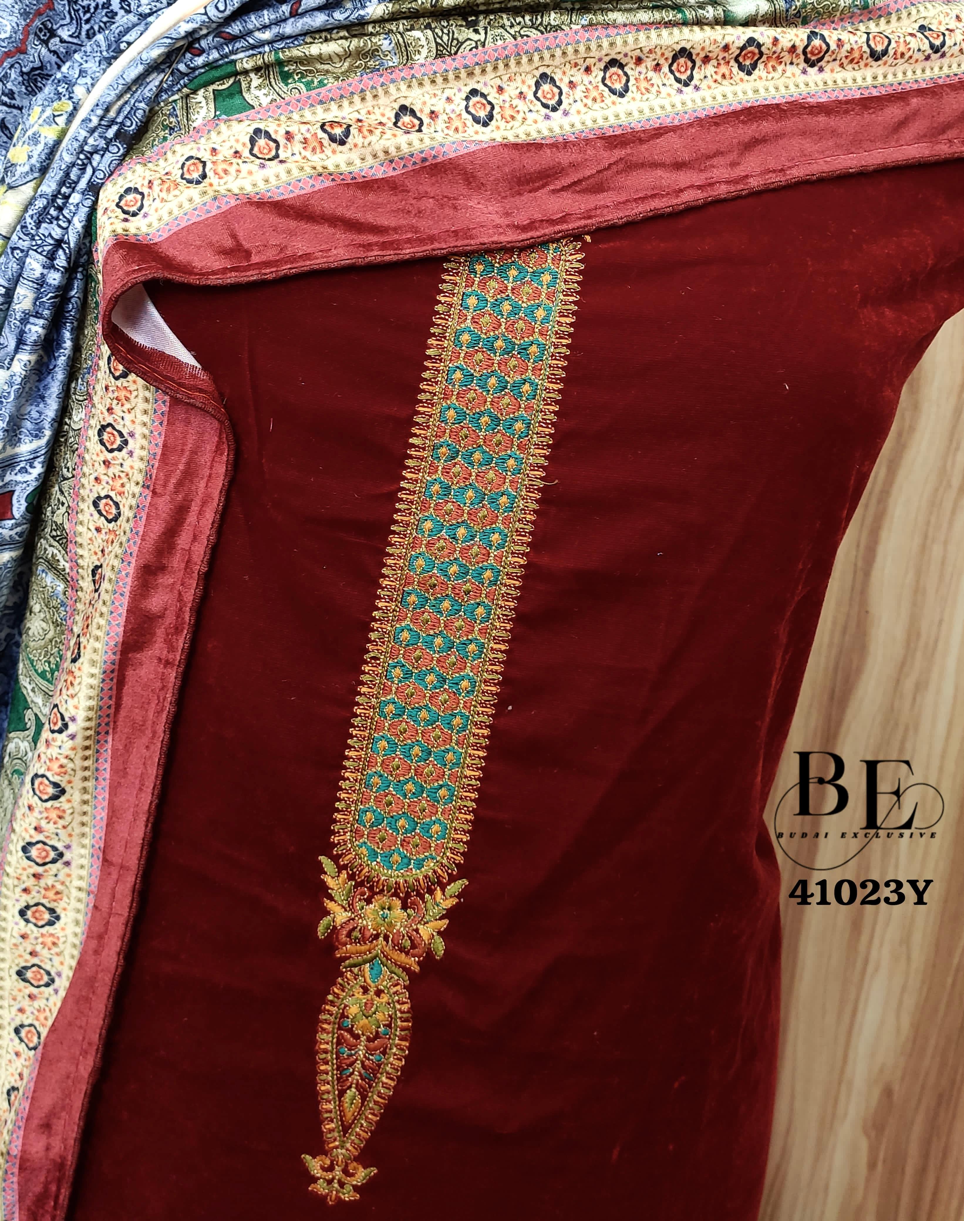 Beautiful Designer Winter Special Pure Velvet Salwar Suit