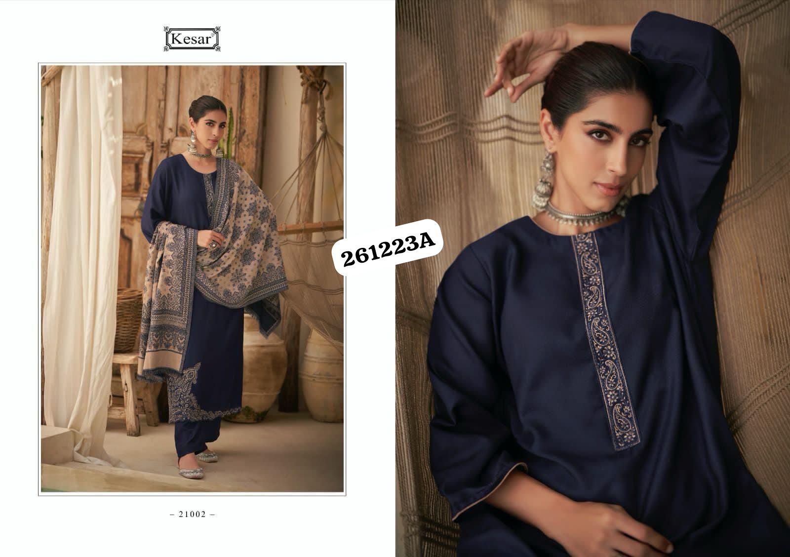 Beautiful Designer Pure Pashmina Salwar Suit