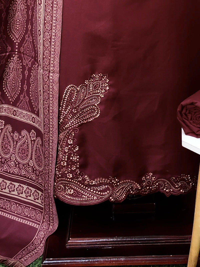 Beautiful Designer Pure Pashmina Salwar Suit