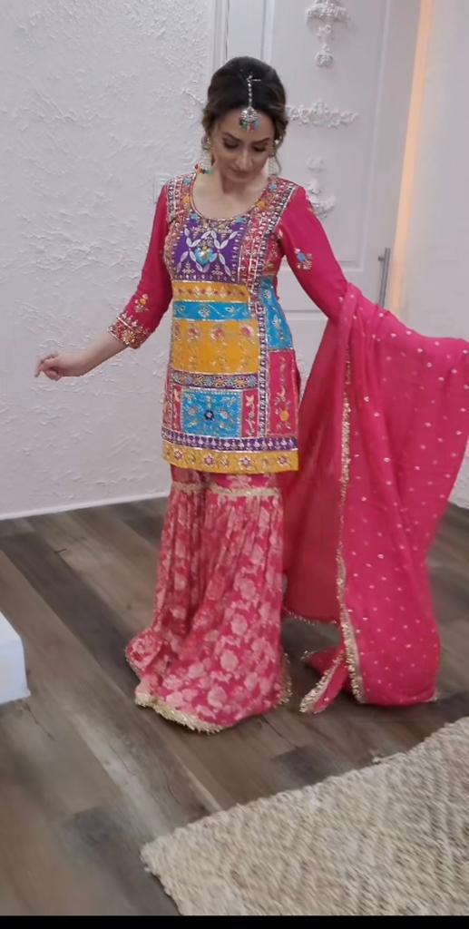 Beautiful Designer Pure Dupoin Salwar Suit