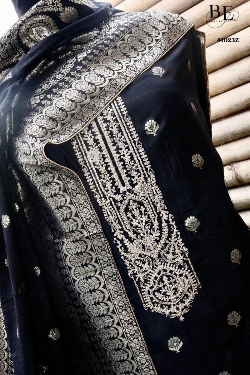 Beautiful Designer Pure Viscose Dola Silk Salwer Suit