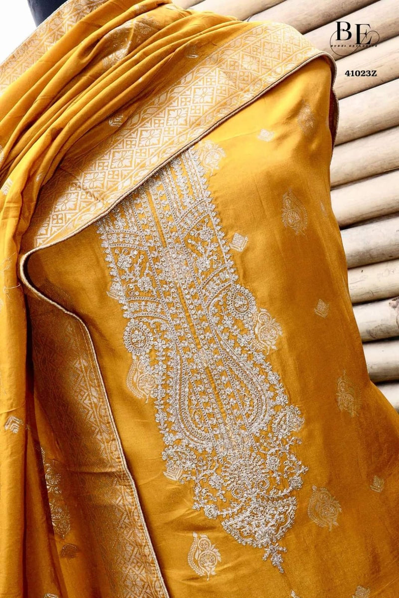 Beautiful Designer Pure Viscose Dola Silk Salwer Suit