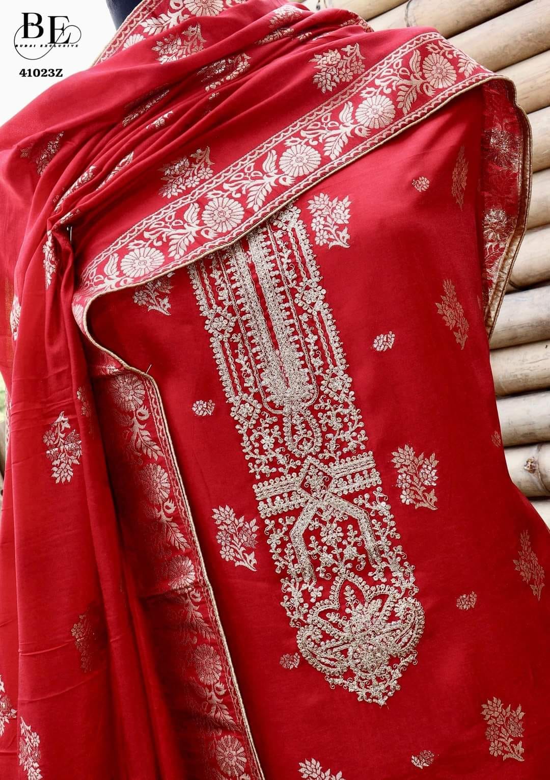 Beautiful Designer Pure Viscose Dola Silk Salwer Suit