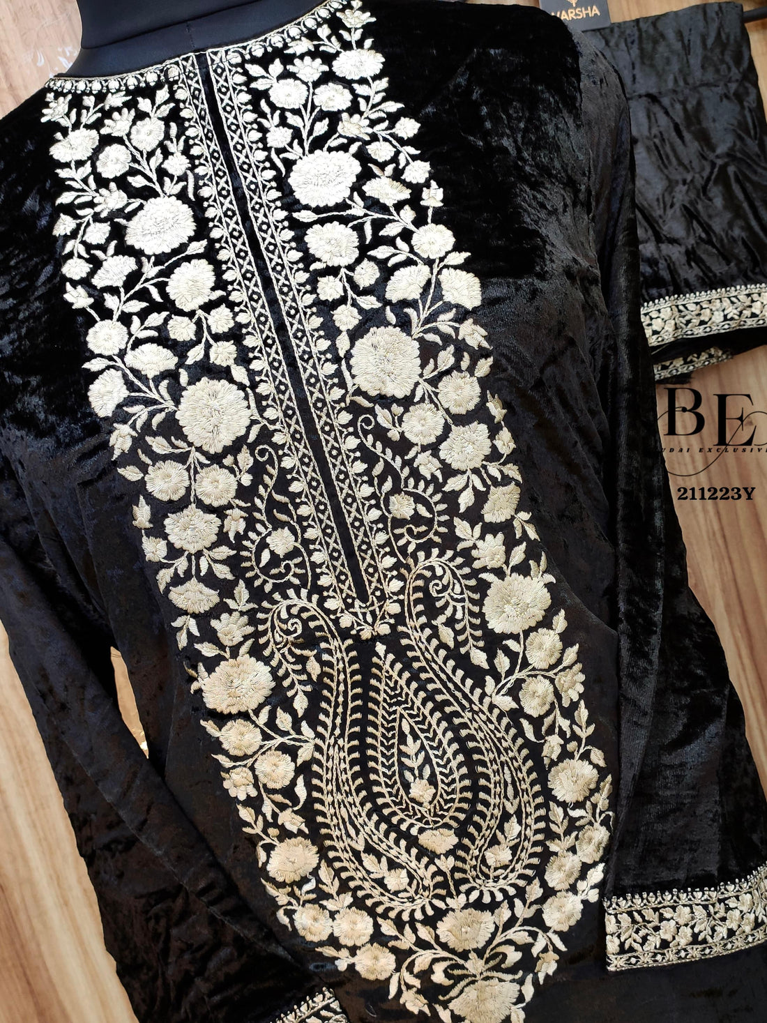 Beautiful Designer Pure Velvet Salwer Suit