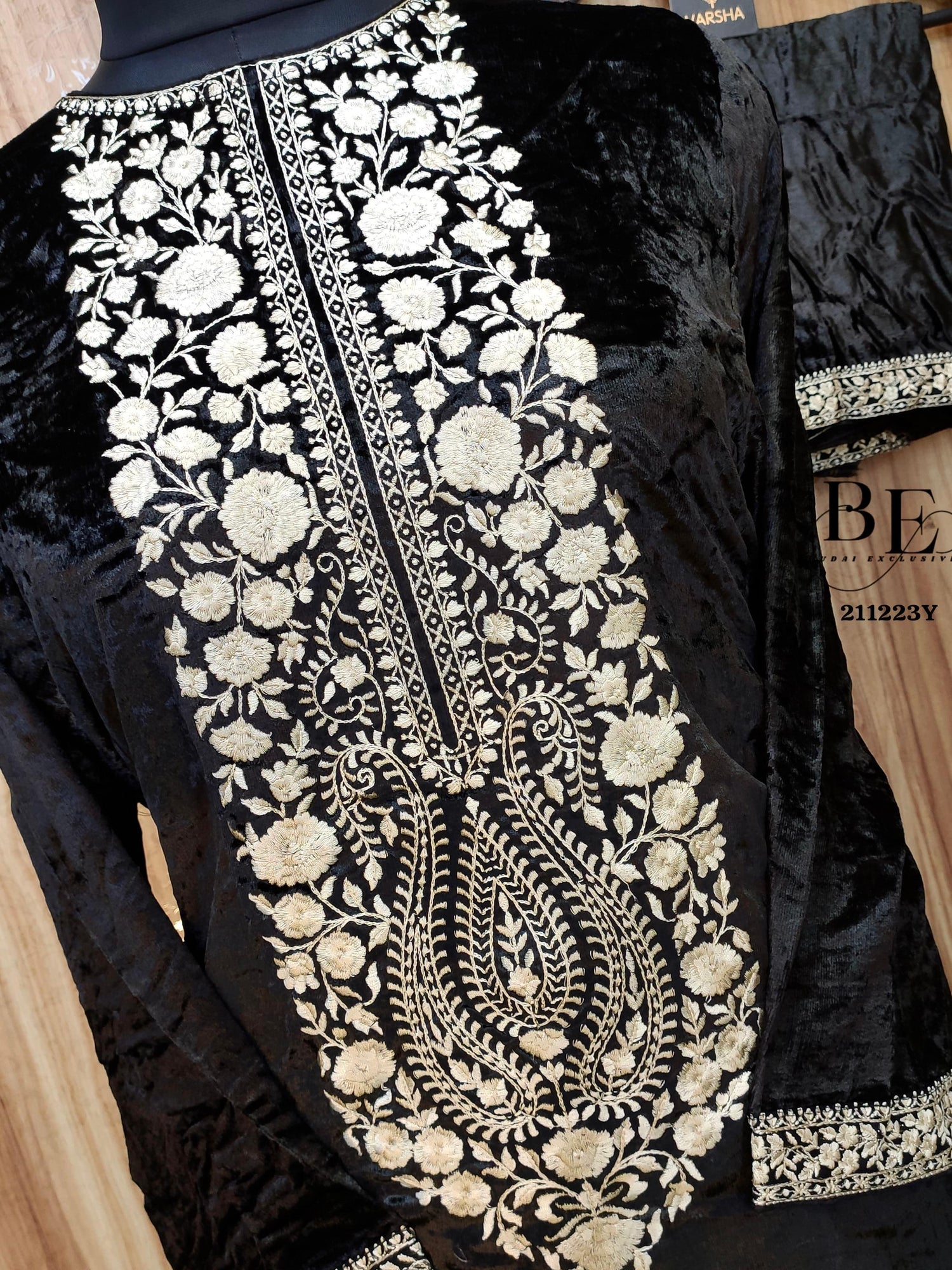 Beautiful Designer Pure Velvet Salwer Suit