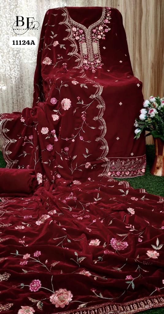 Beautiful Designer Pure Pure Velvet Salwer Suit