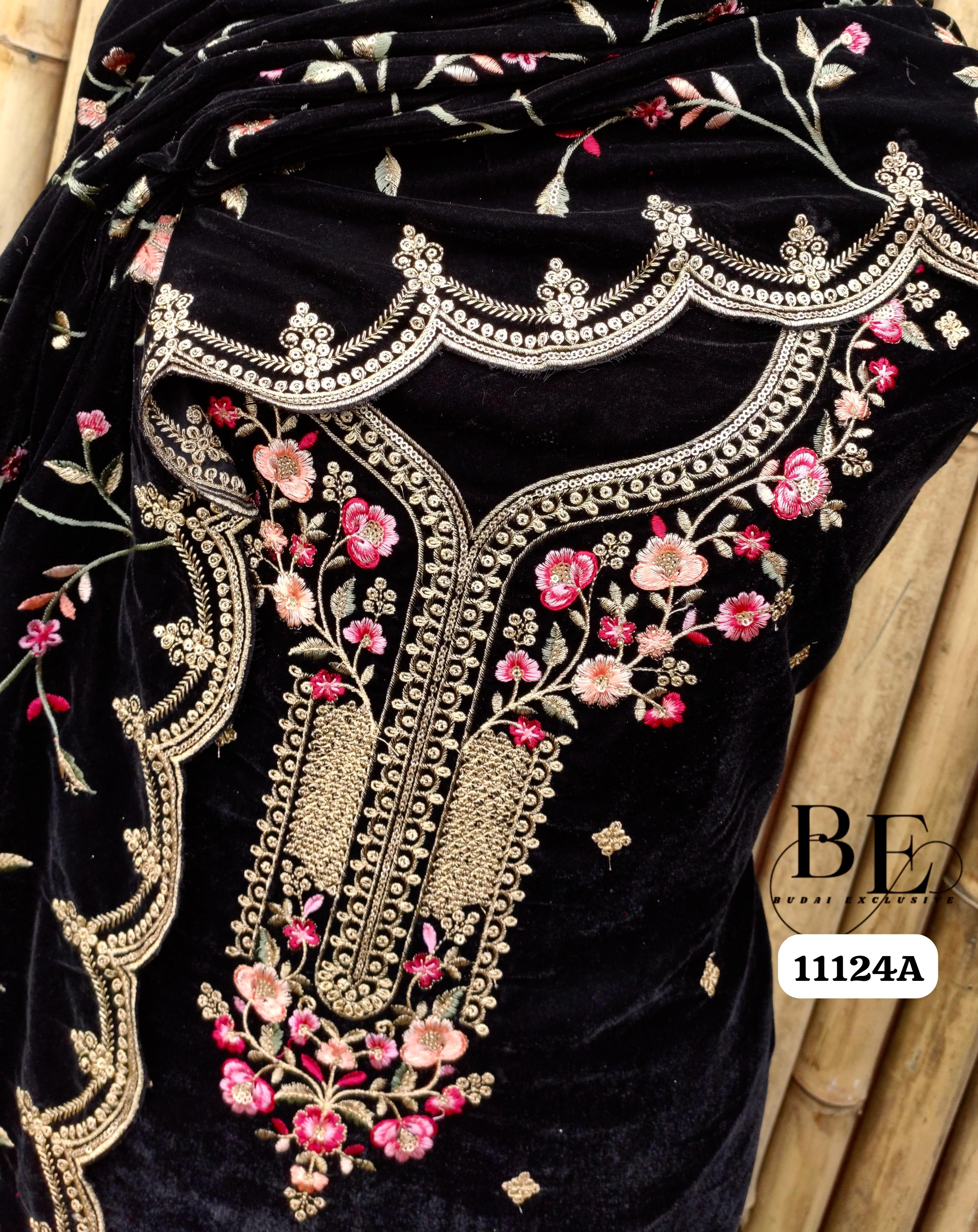 Beautiful Designer Pure Pure Velvet Salwer Suit