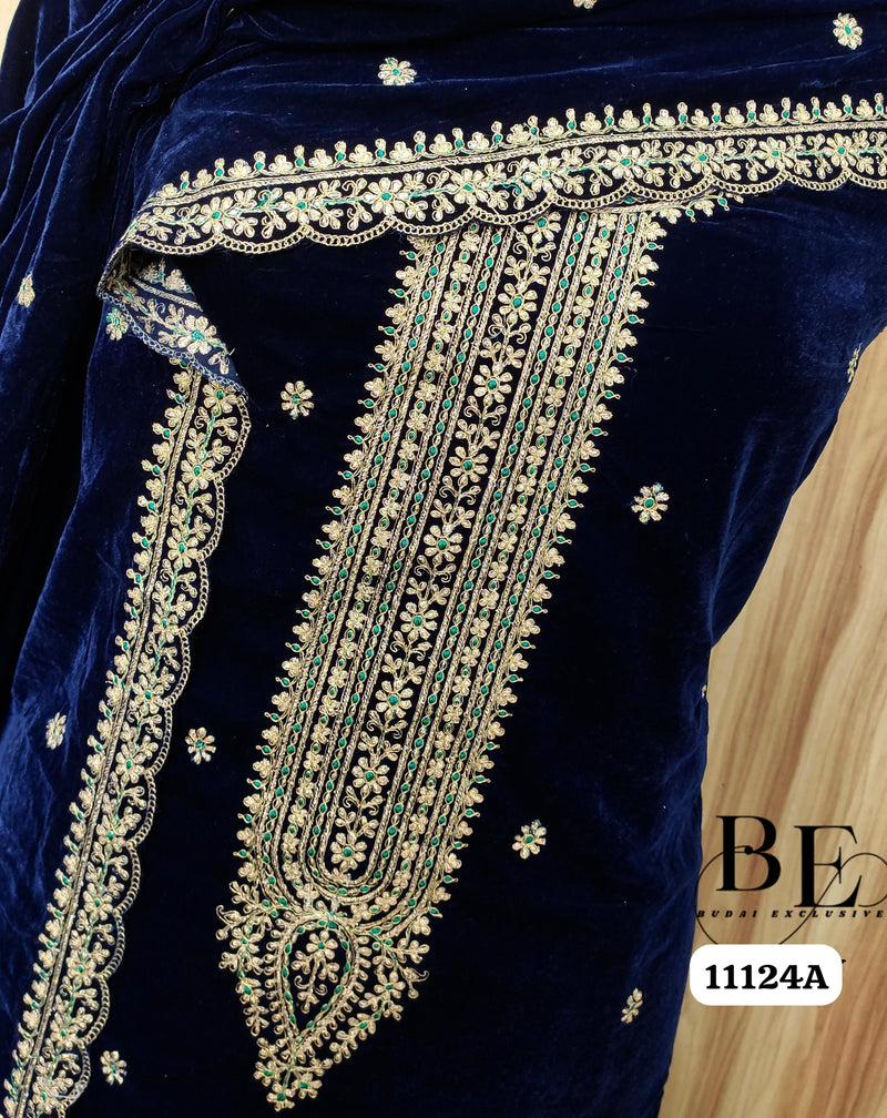 Beautiful Designer Pure Pure Velvet Salwer Suit