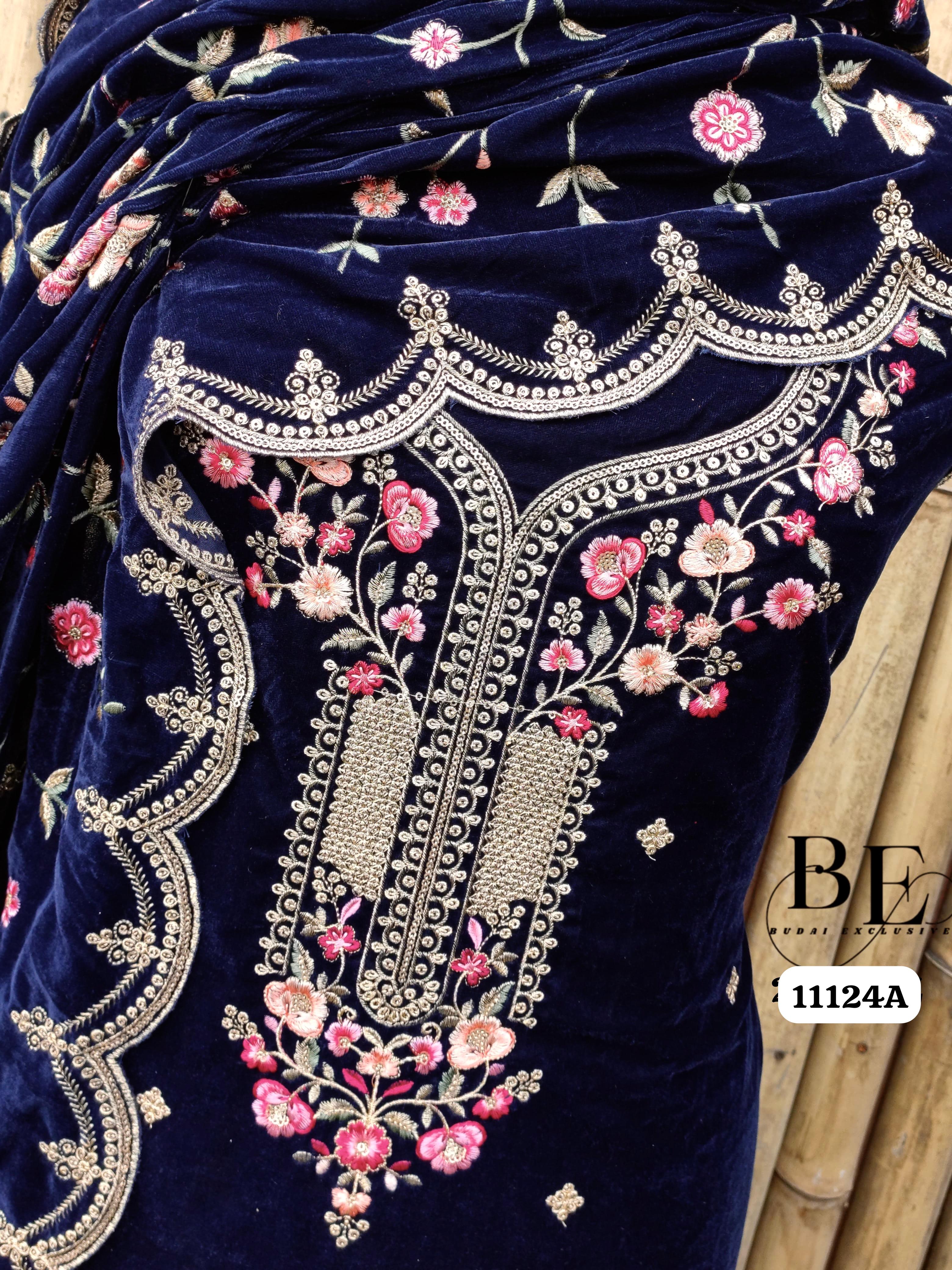 Beautiful Designer Pure Pure Velvet Salwer Suit