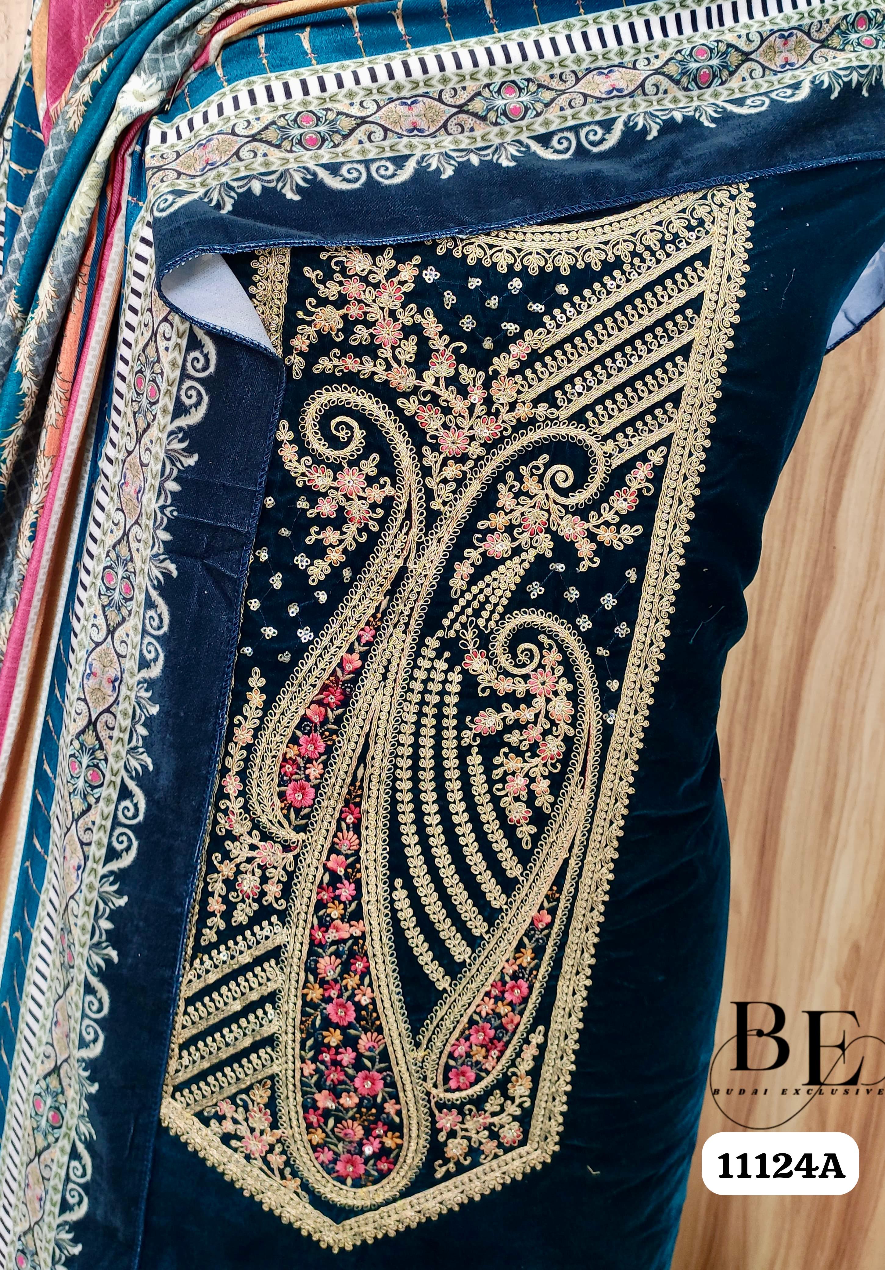 Beautiful Designer Pure Pure Velvet Salwer Suit