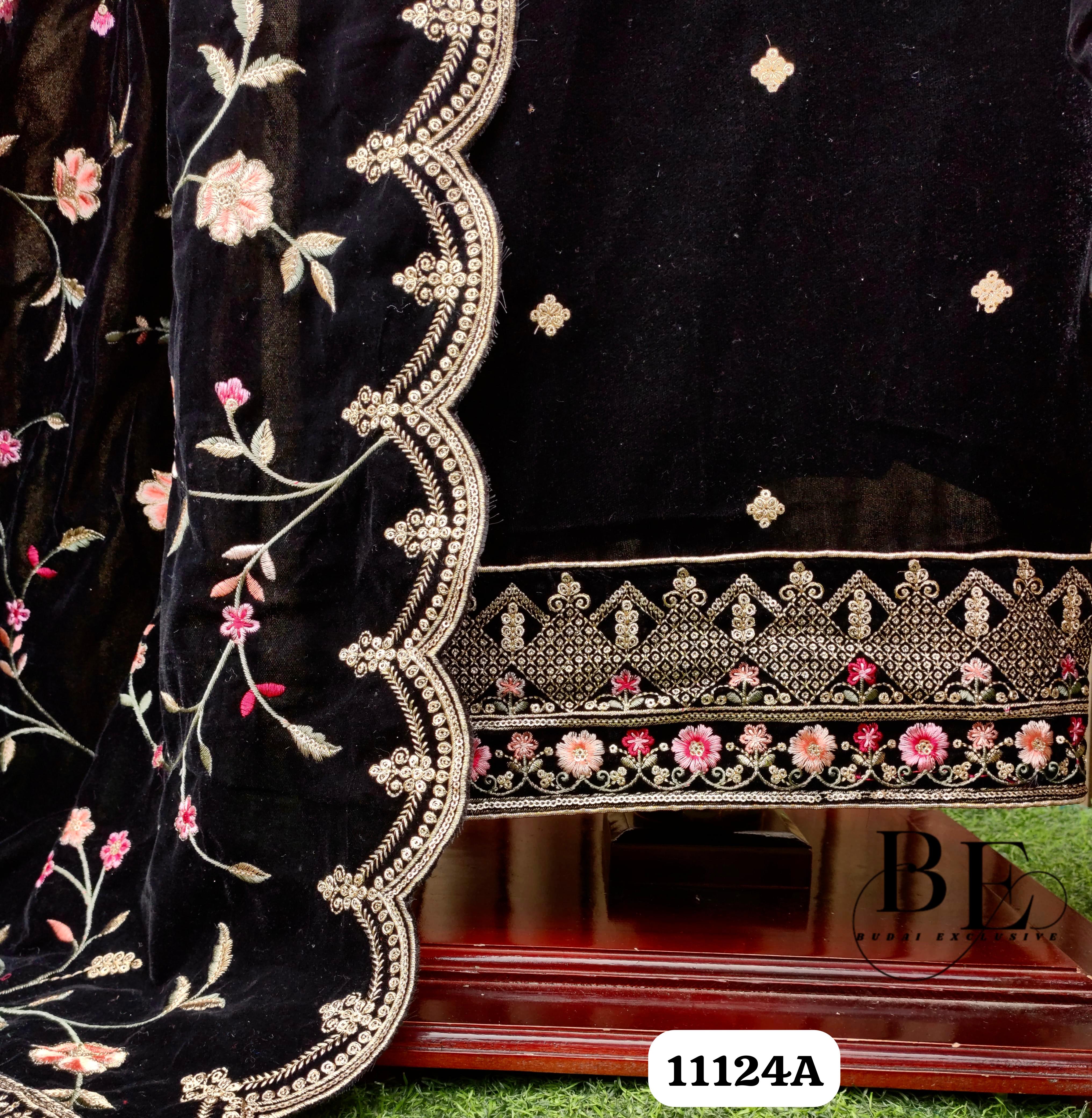 Beautiful Designer Pure Pure Velvet Salwer Suit