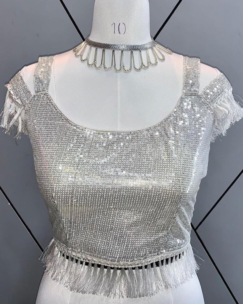 Beautiful Designer Zara Sequence Blouse