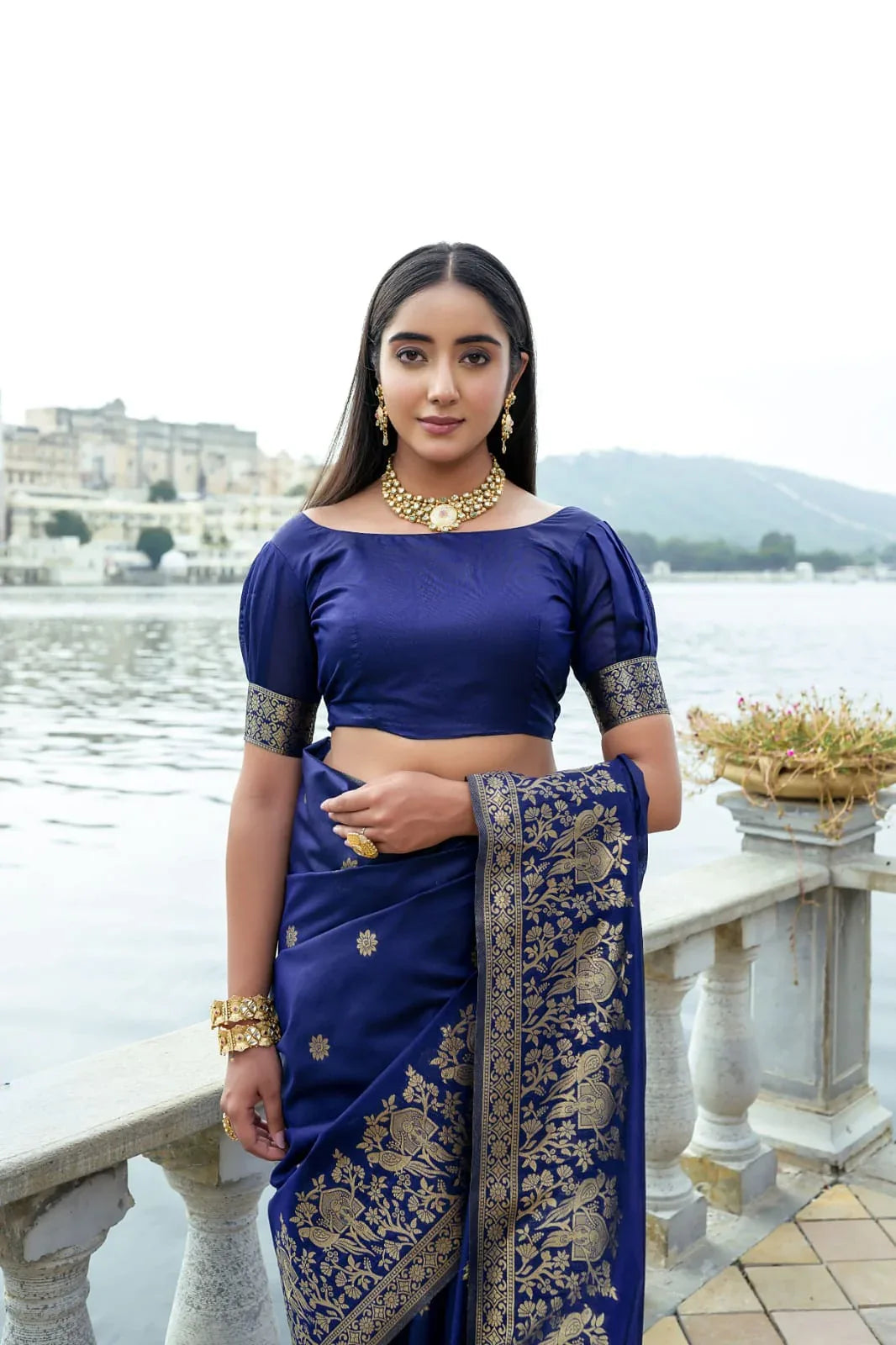 Beautiful Designer Premium Soft Silk Saree