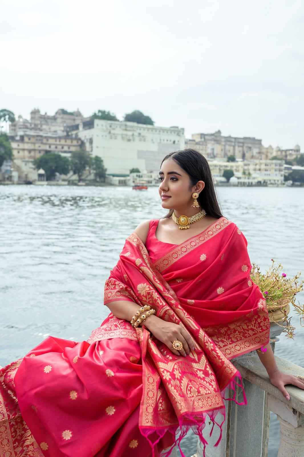 Beautiful Designer Premium Soft Silk Saree