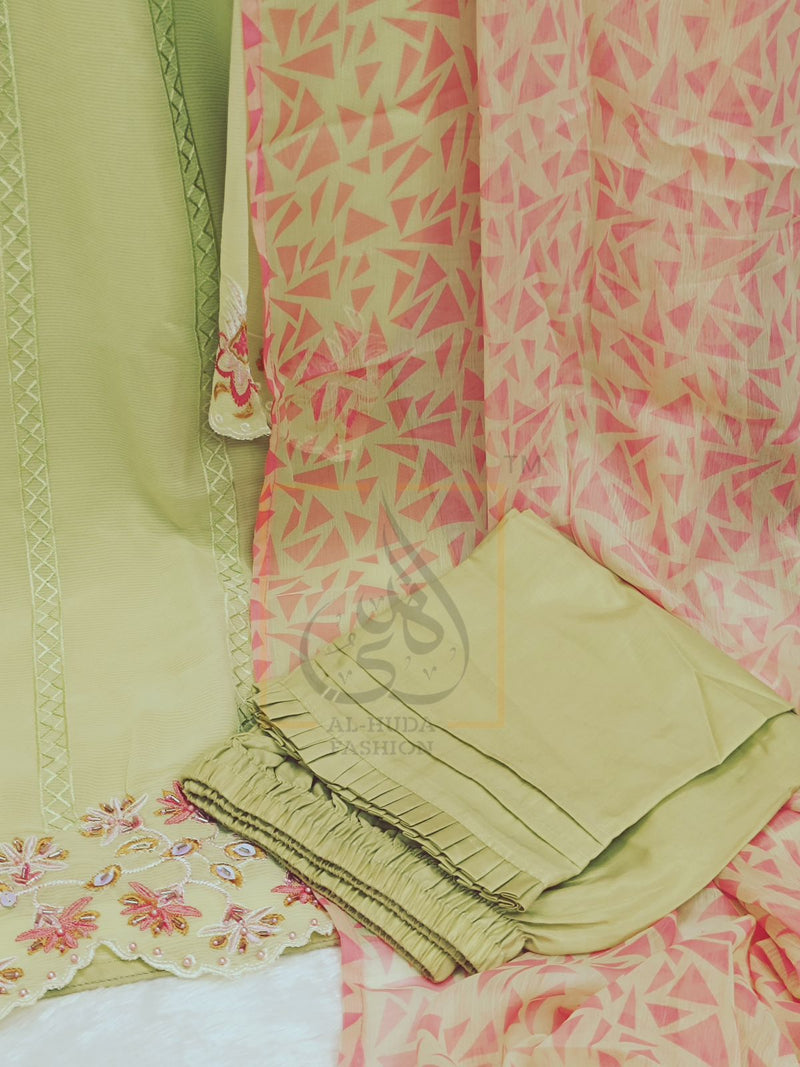 Al Huda Pure Georgette Kurti 114