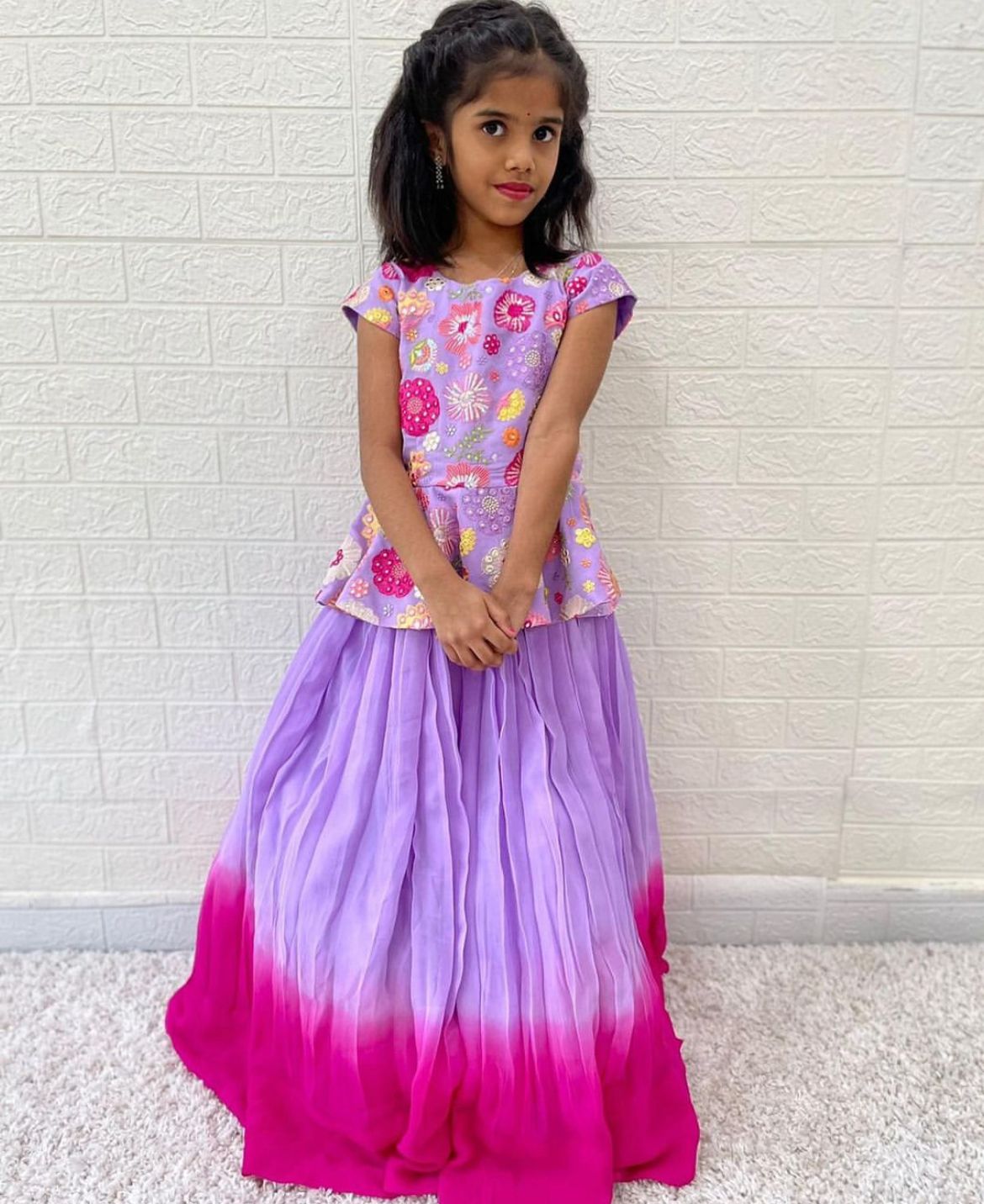 Beautifully Designer Kid's Georgette Dress