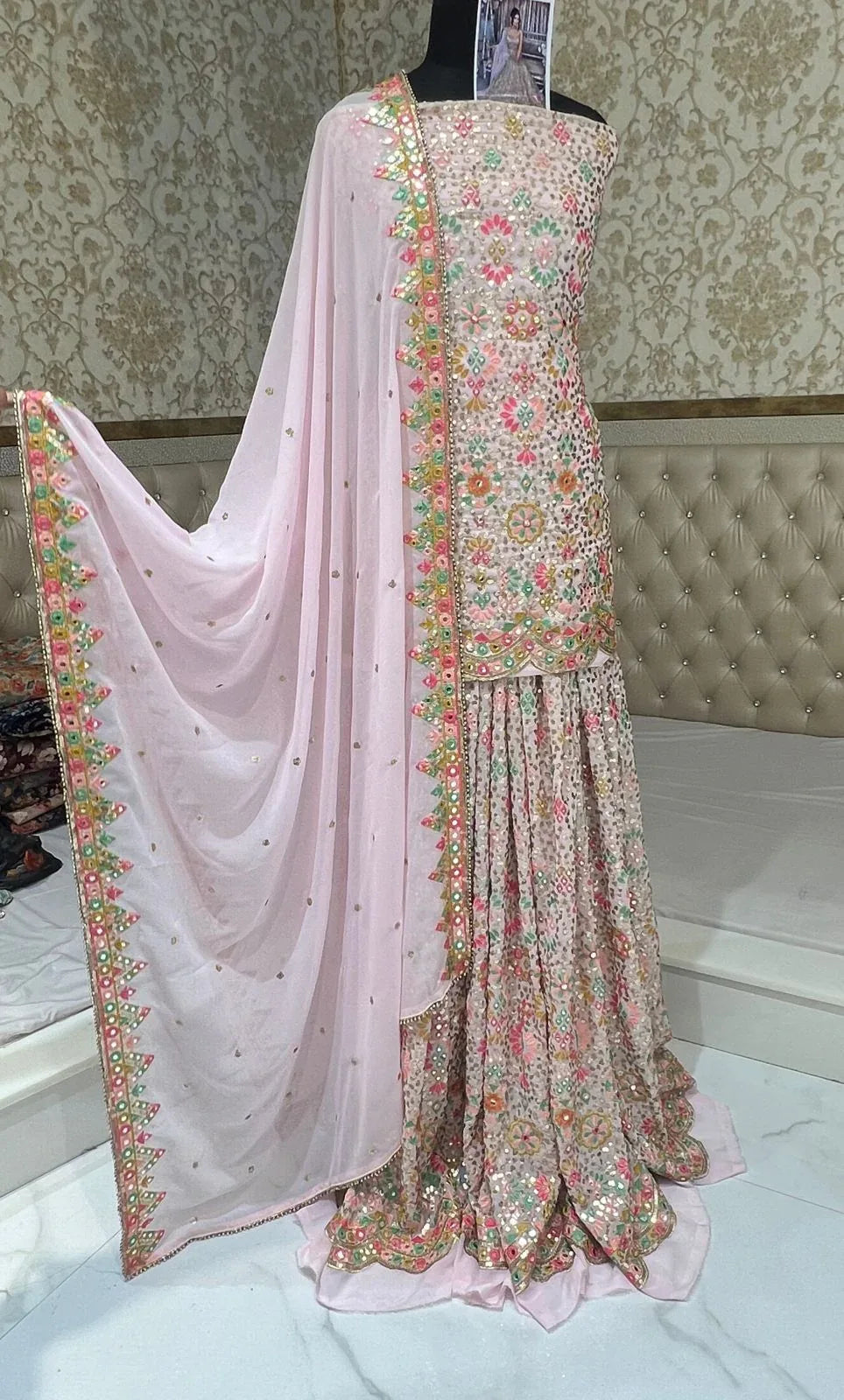 Beautiful Designer Georgette Embroidered Lehenga choli