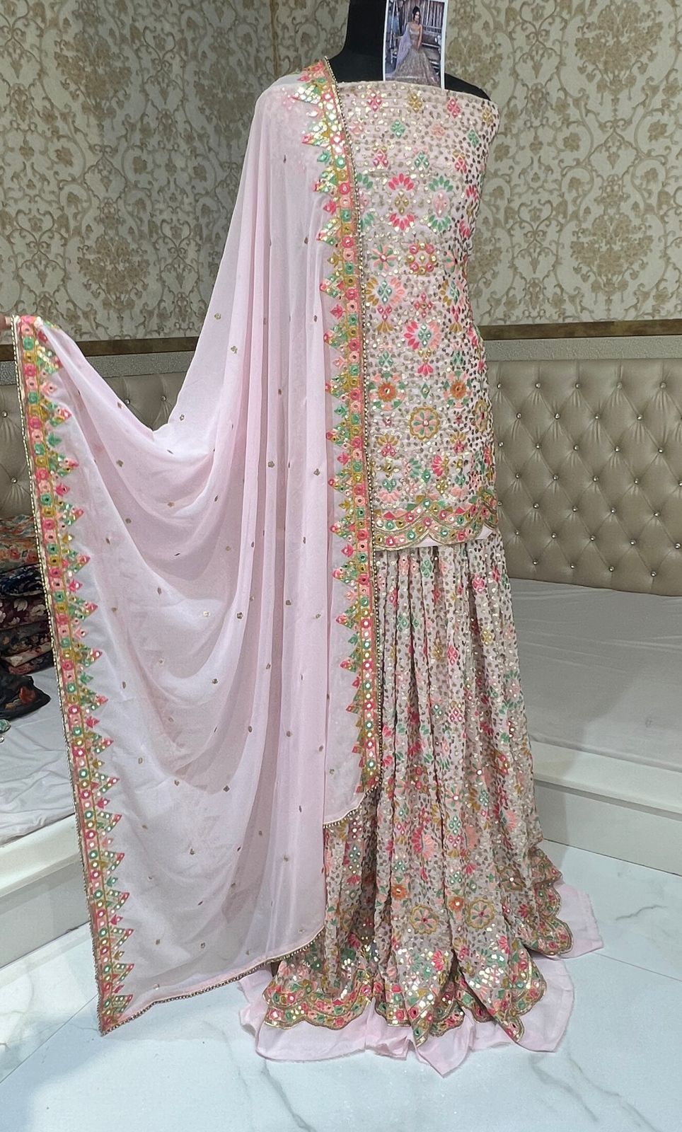 Beautiful Designer Georgette Embroidered Lehenga choli