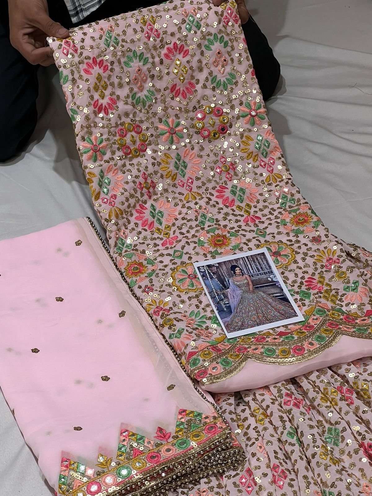 Beautiful Designer Georgette Embroidered Lehenga choli