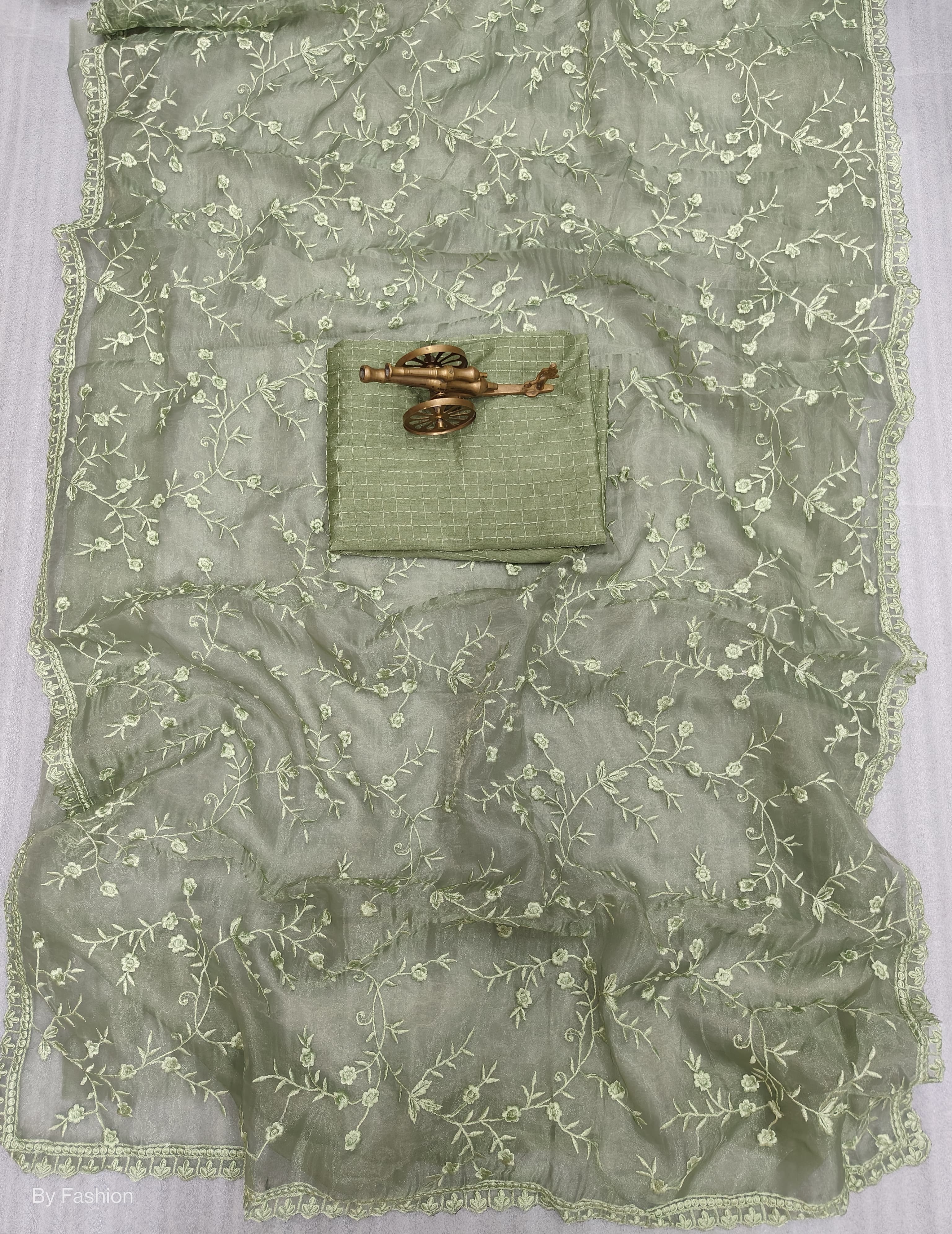 Beautiful Designer Soft Organza Sequence Saree