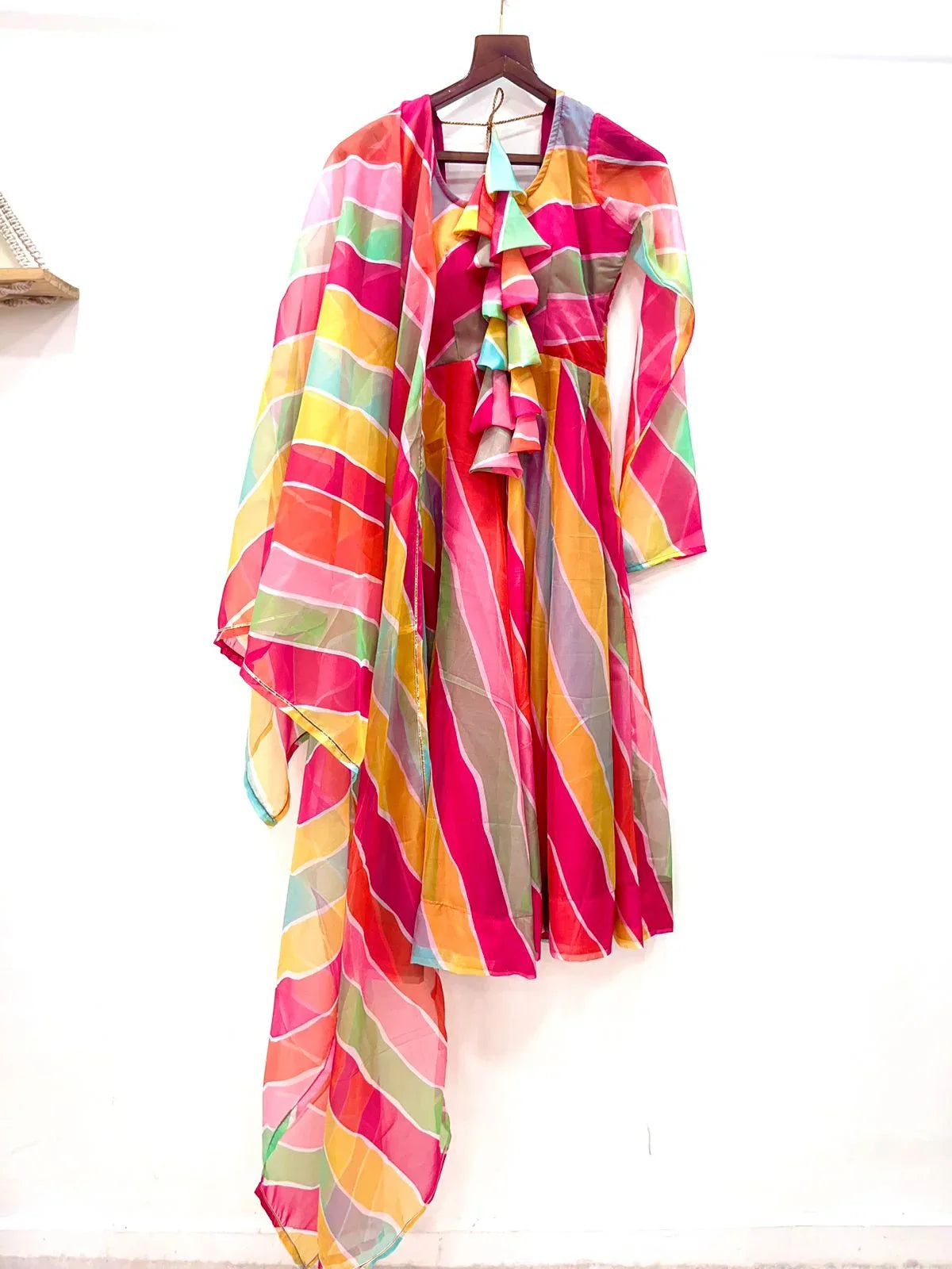 Party Wear Look Organza Taby Silk Gown