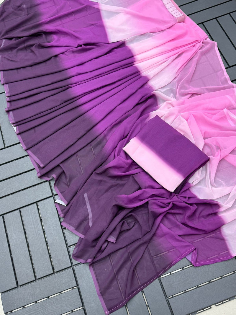 Beautiful Aliya One Minute Ready To Wear Saree