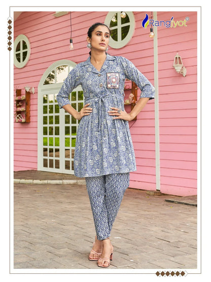 Rangjyot Avanta Vol 1 Stylish Cool Designs Cord Sets For Woman (785x05)