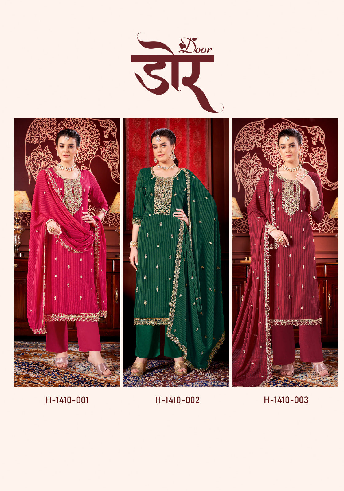 Alok Suit Door Designer Festive Ladies Suit  (799x05)