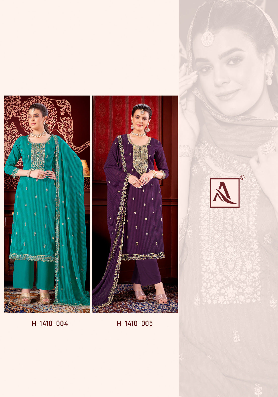 Alok Suit Door Designer Festive Ladies Suit  (799x05)