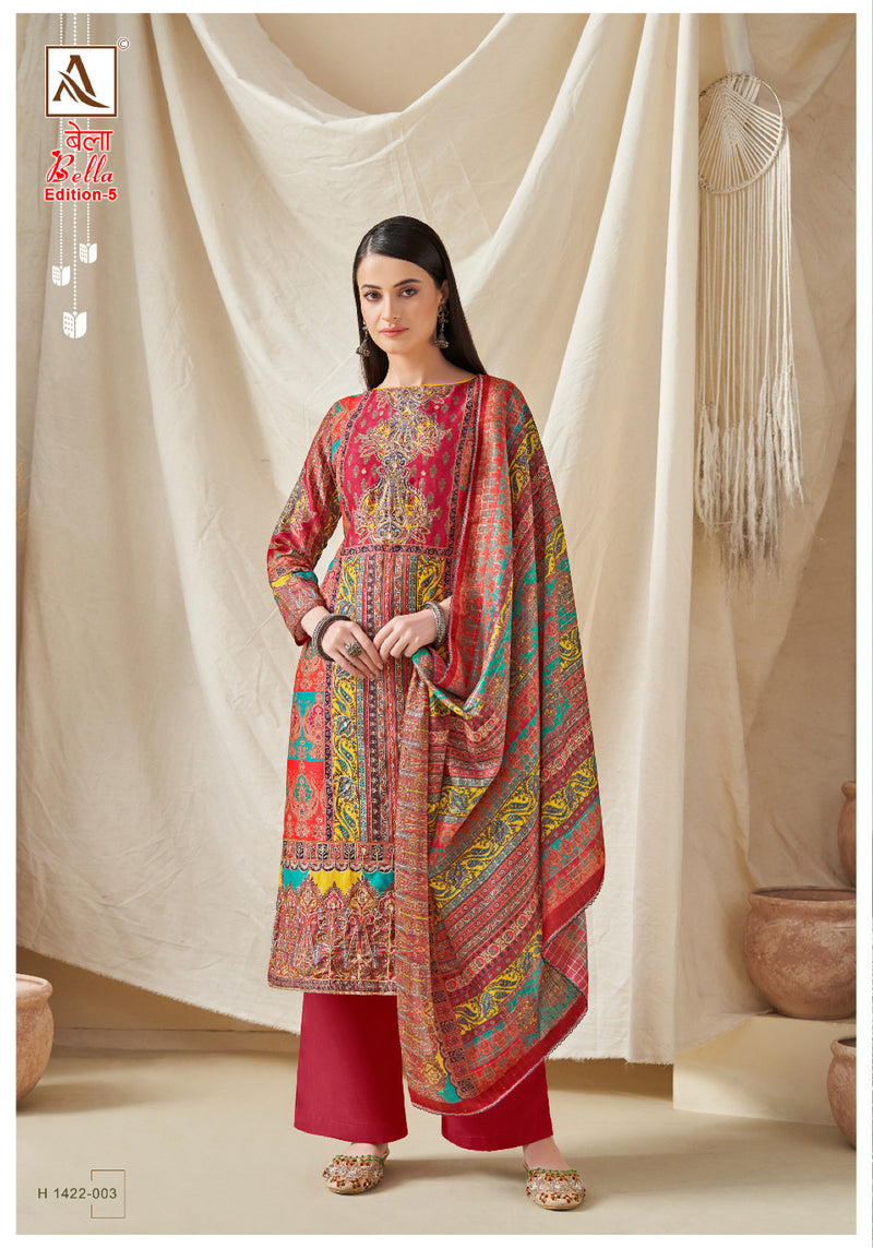 Alok Suit Bella-5 Designer Pakistani Salwar Kameez  (691x05)