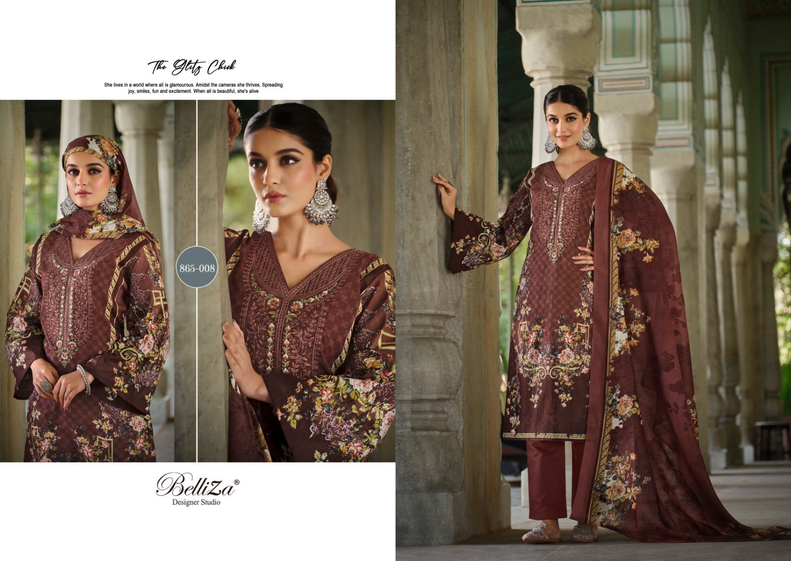 Belliza Designer Naira Vol 28 Ladies Cotton Suit (575x08)