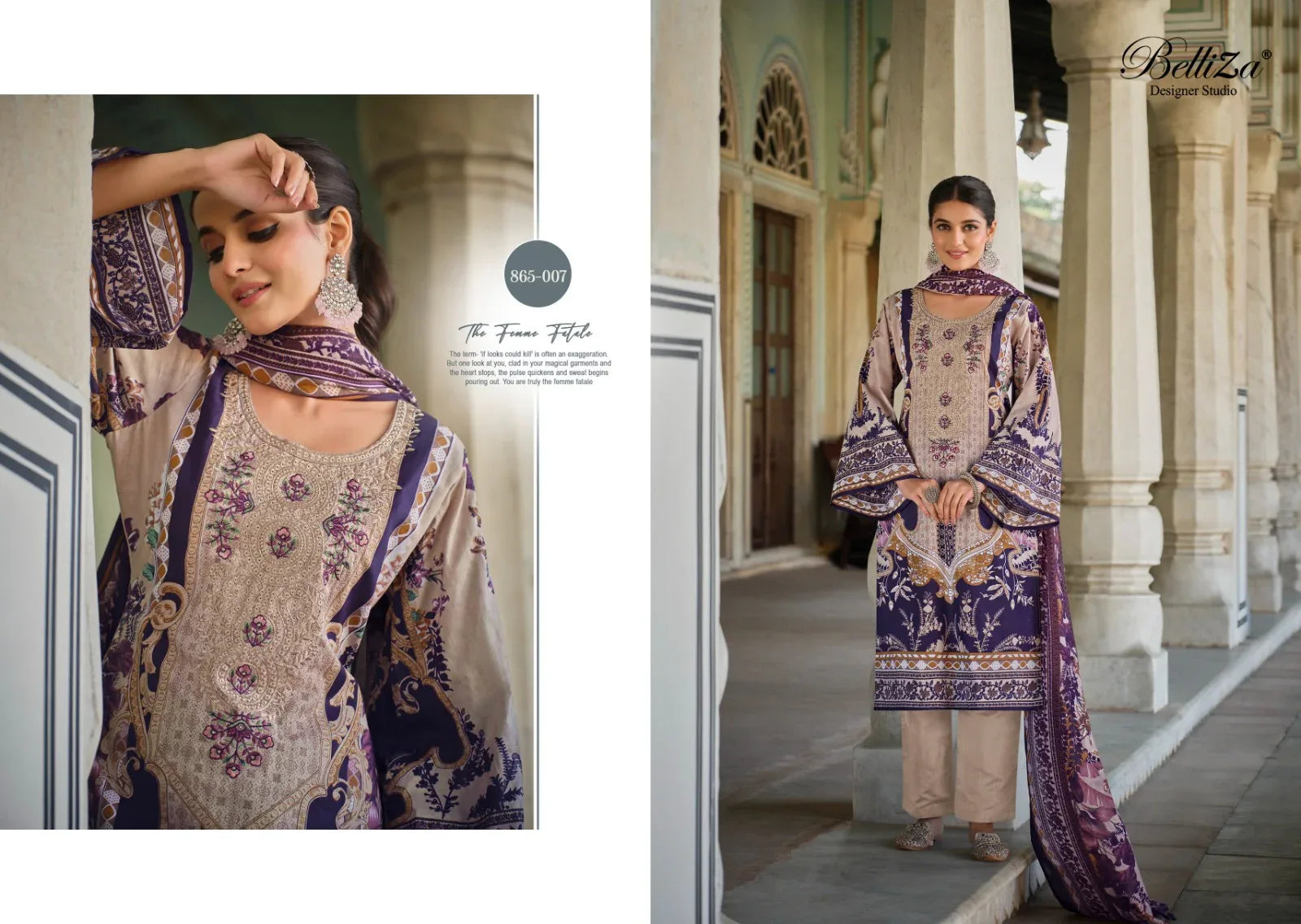 Belliza Designer Naira Vol 28 Ladies Cotton Suit (575x08)