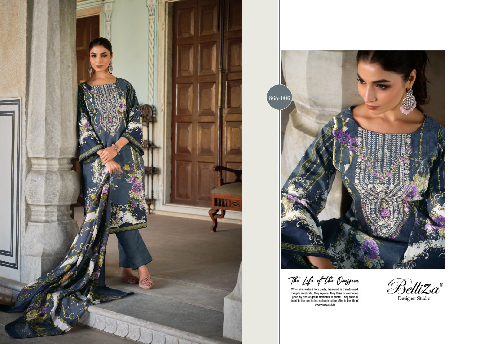 Belliza Designer Naira Vol 28 Ladies Cotton Suit (575x08)