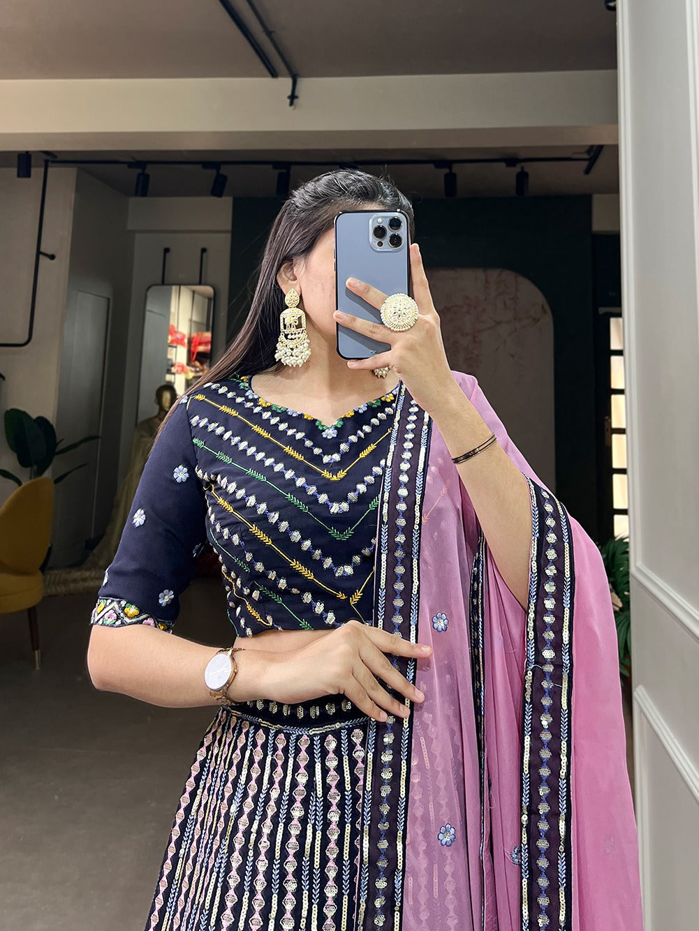 Beautiful Party Wear Alia Style Georgette Lehenga Choli