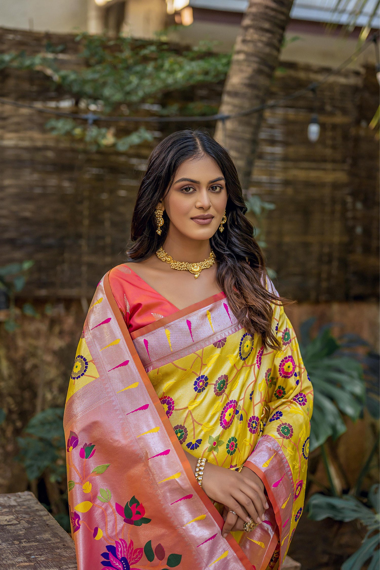 Beautiful Designer Soft Banarasi Silk Paithani Saree