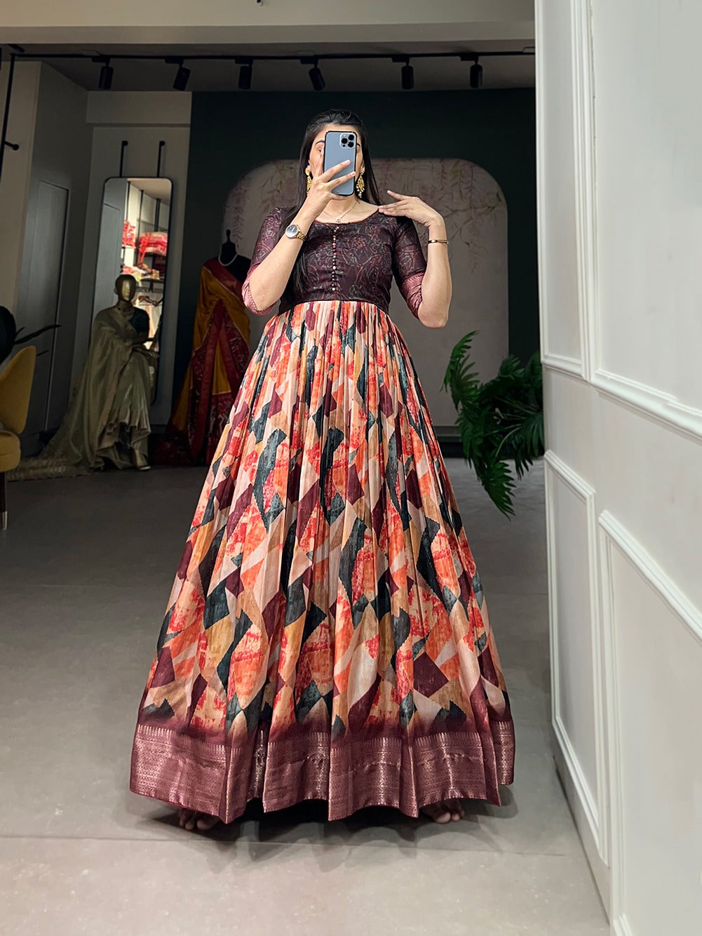 Beautiful Designer Ready to Wear Gown Design 5009