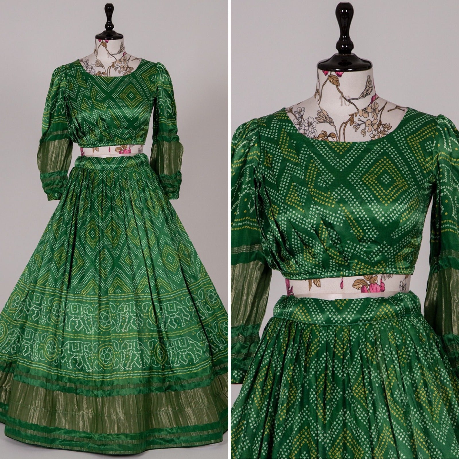 Beautiful Designer Gaji Silk Lehenga Choli Design 1622