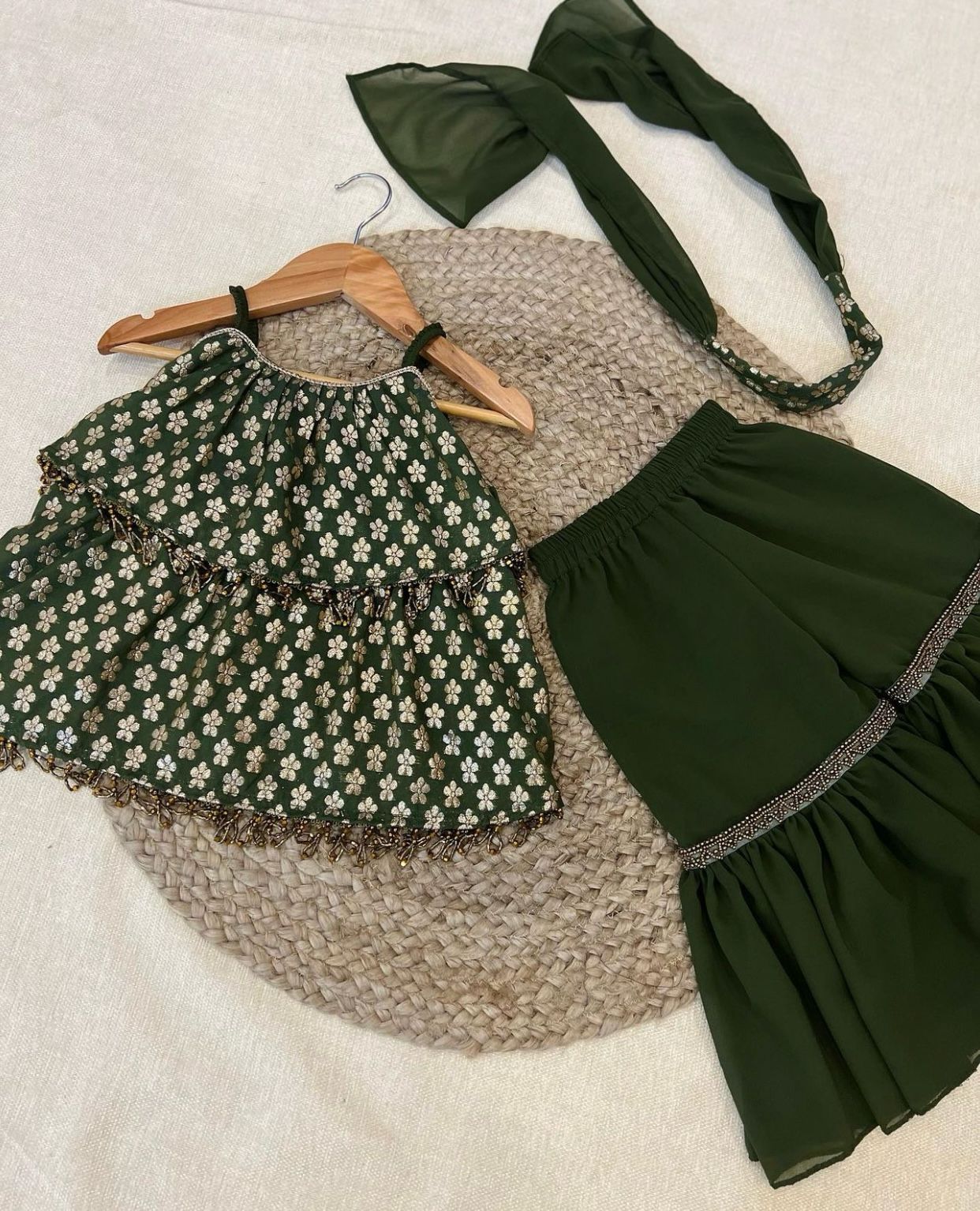 Beautiful Designer Readymade Kids Plazzo