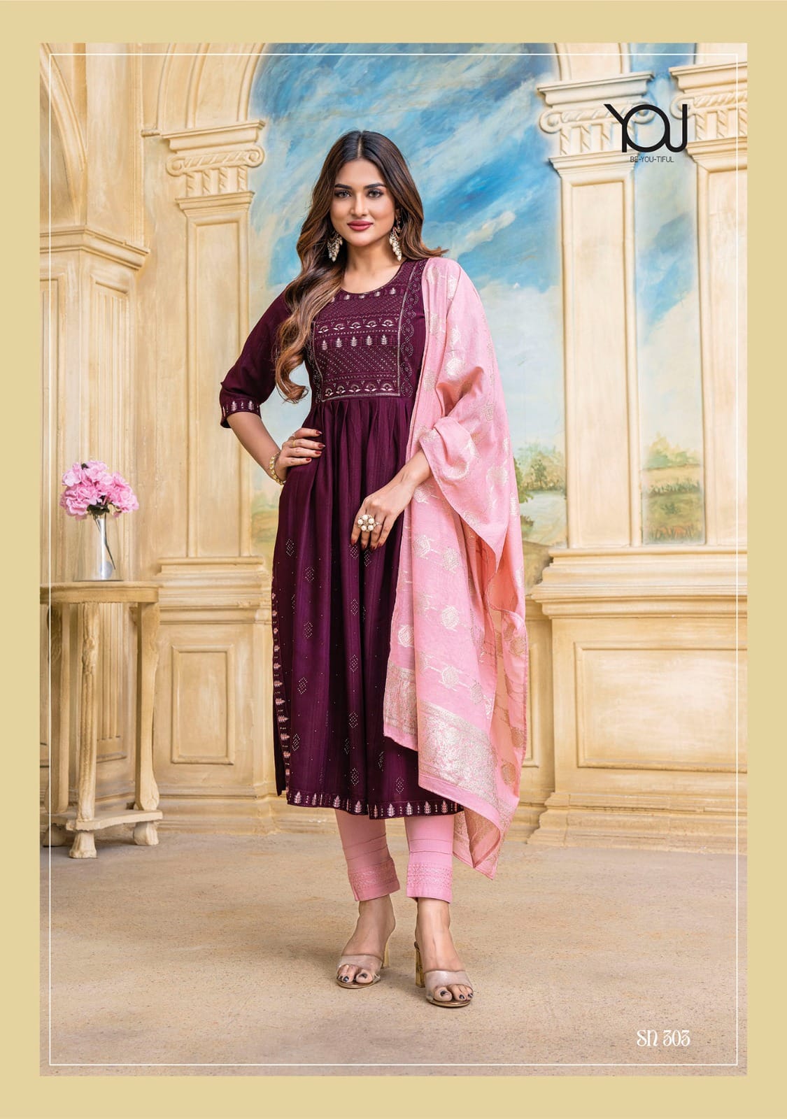 You Sheen Naira Vol 2 Heavy Nylon Kurti (975x05)