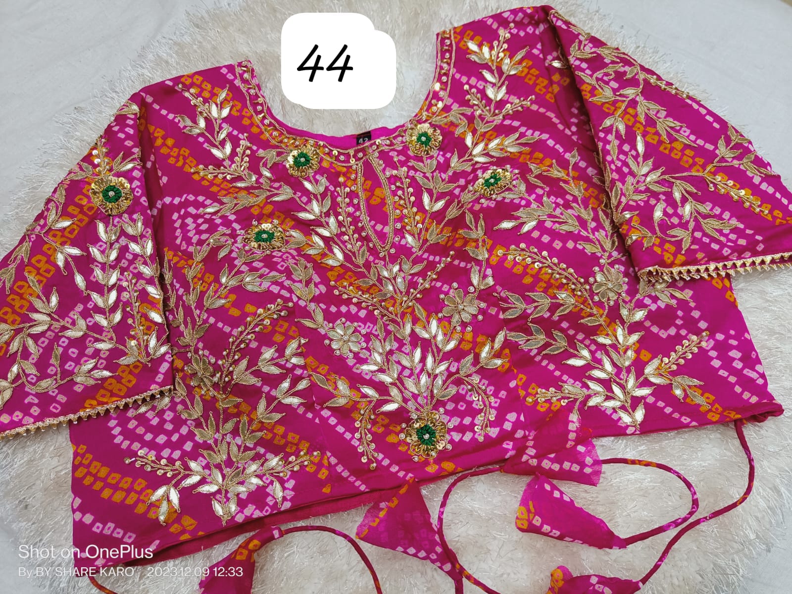 Beautiful Designer Bandhej Blouse