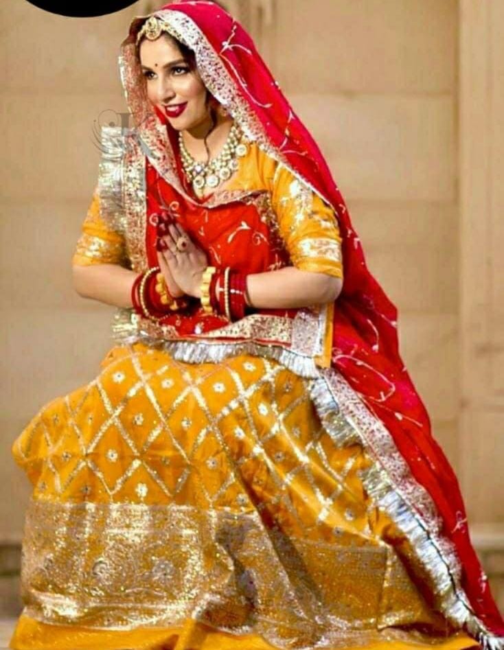Beautiful Rajputi Bridal Poshak