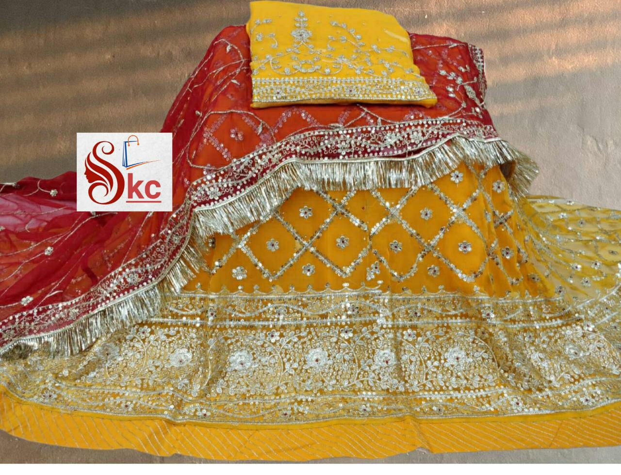 Beautiful Rajputi Bridal Poshak