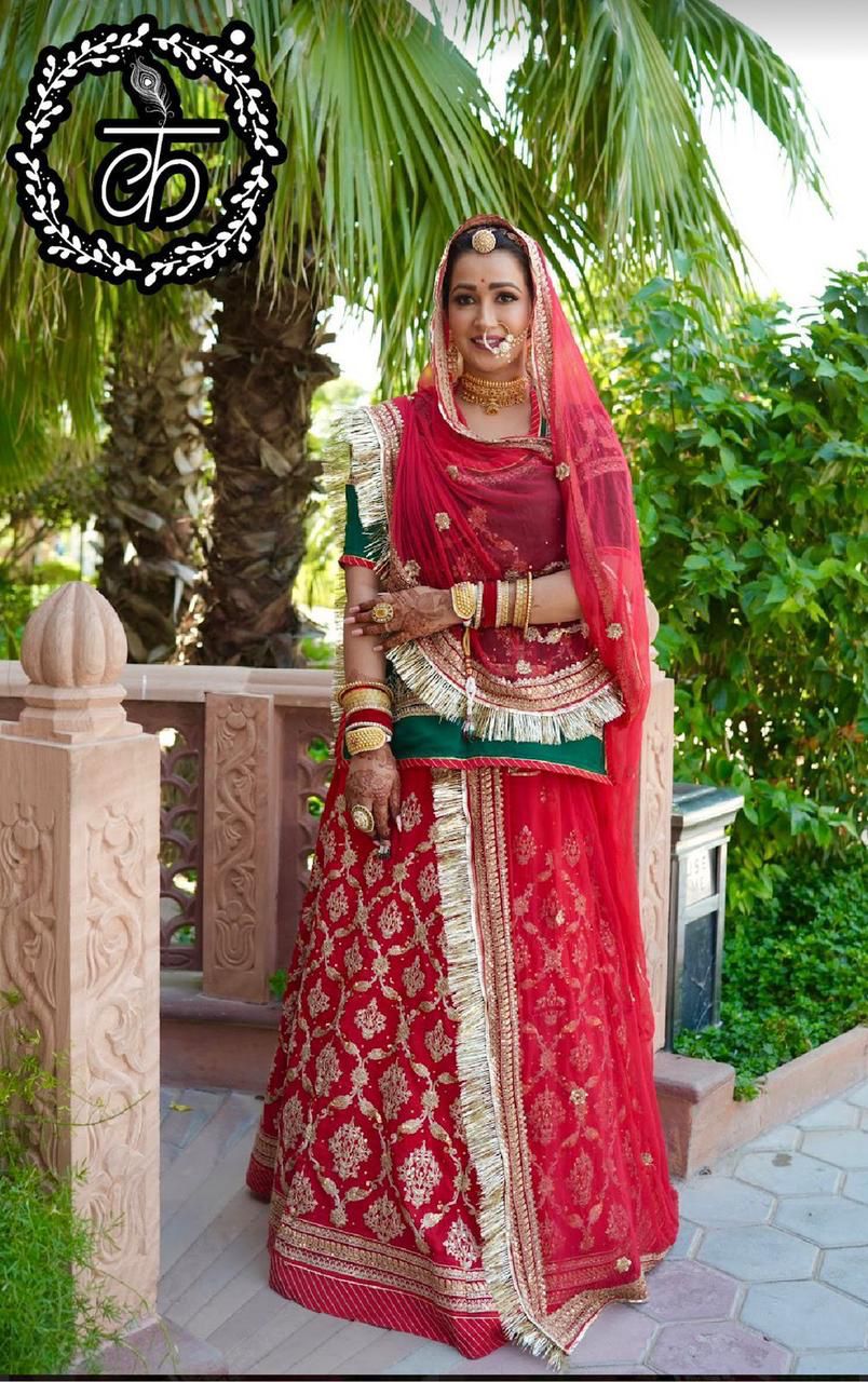 Beautiful Rajputi Bridal Poshak