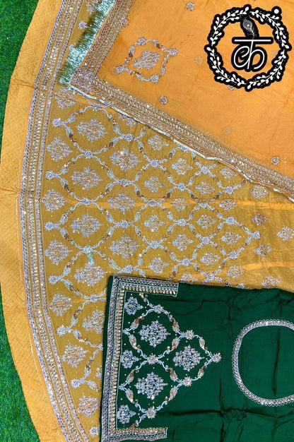 Beautiful Rajputi Bridal Poshak