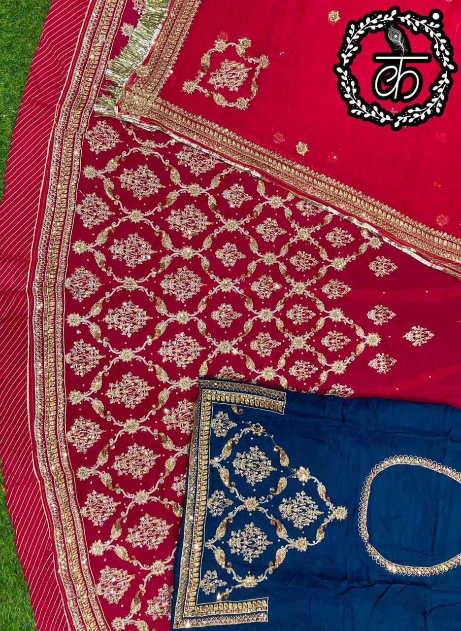 Beautiful Rajputi Bridal Poshak