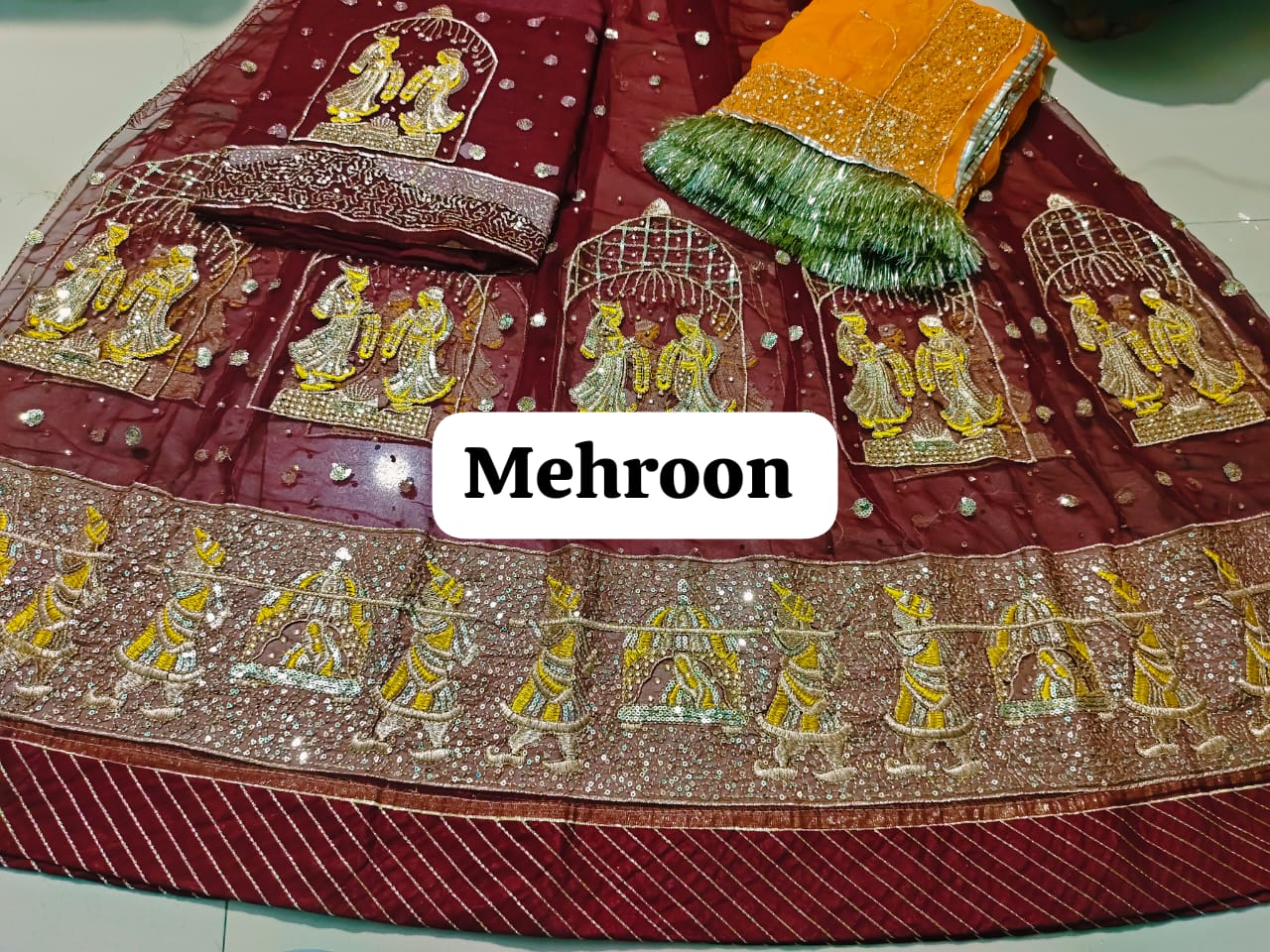 Beautiful Designer Rajputi Bridal Poshak