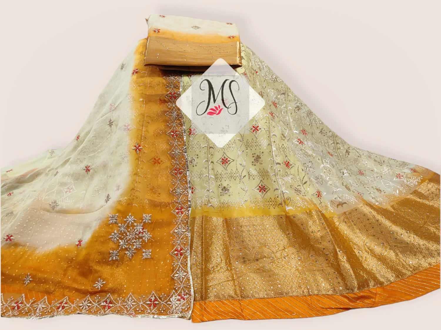Beautiful Designer Rajputi Bridal Poshak