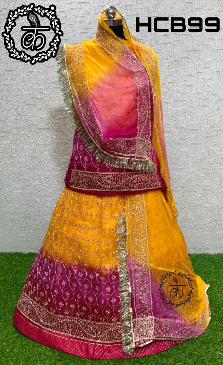 Beautiful Designer Rajputi Bridal Poshak