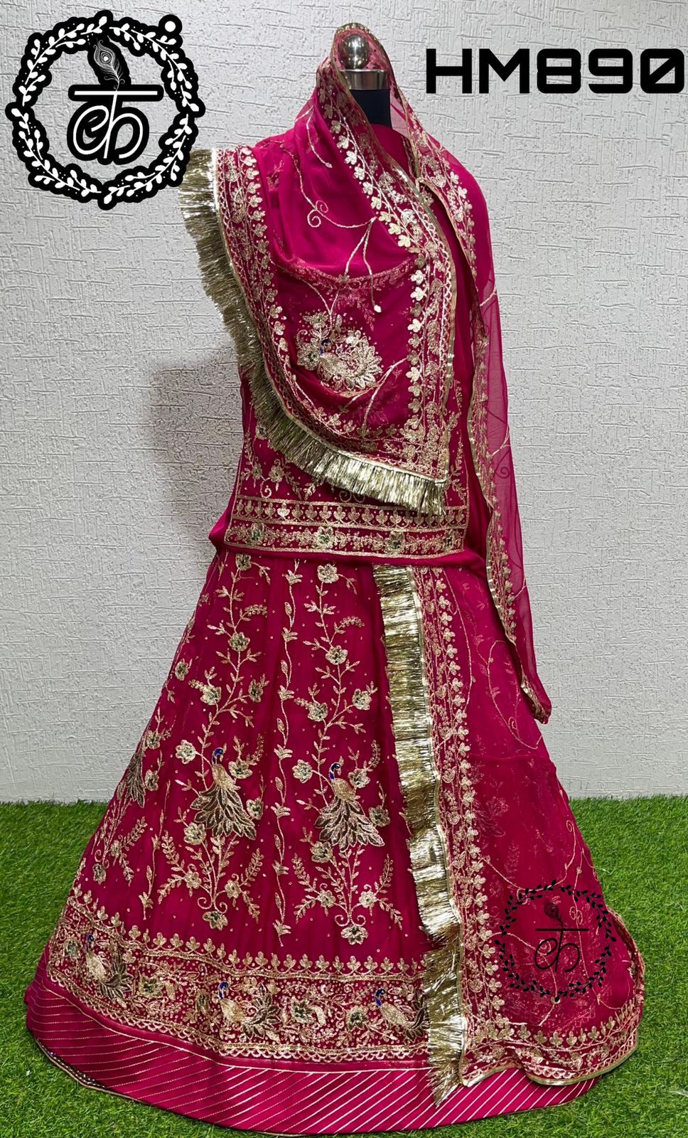 Beautiful Designer Rajputi Bridal Poshak