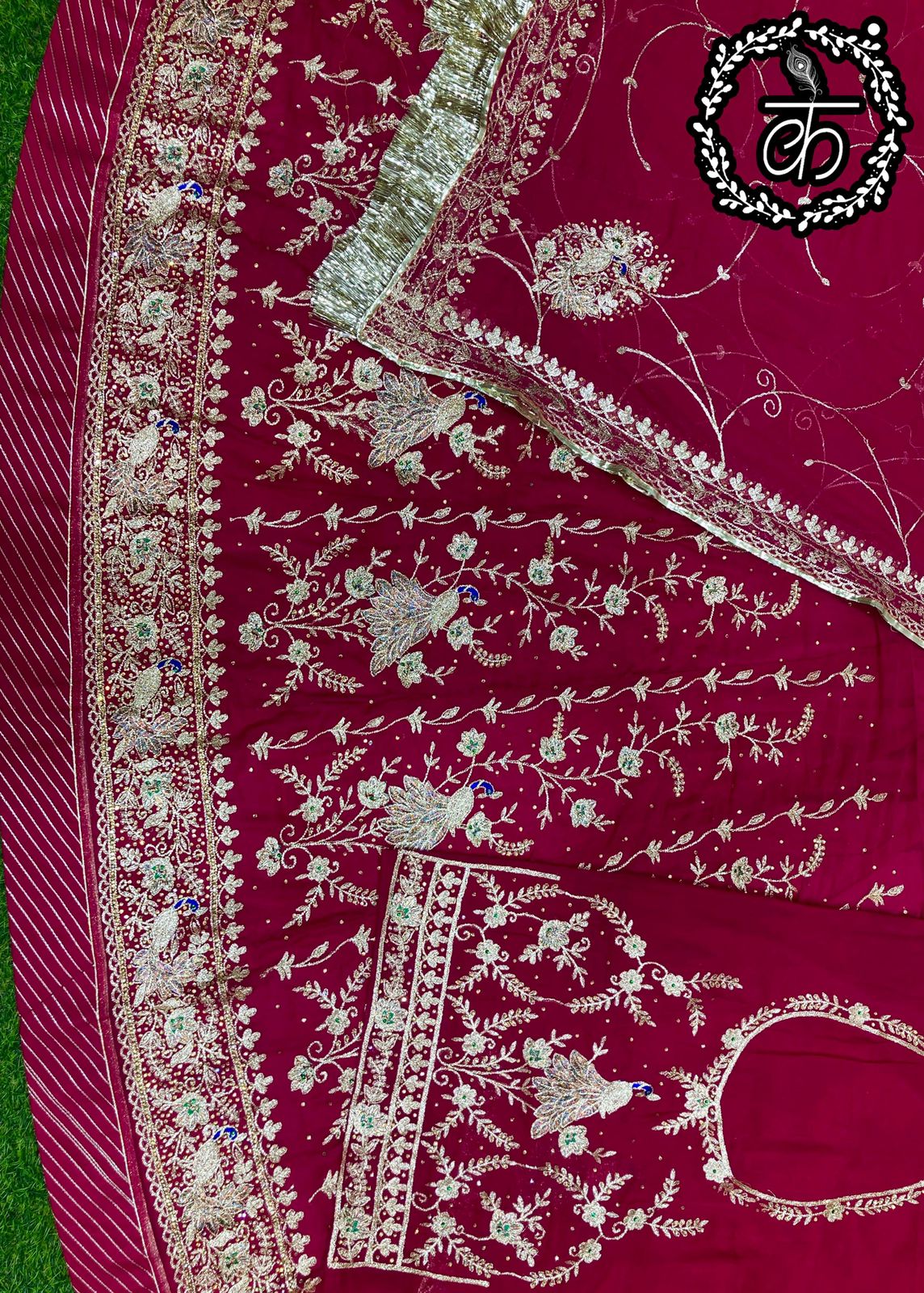 Beautiful Designer Rajputi Bridal Poshak